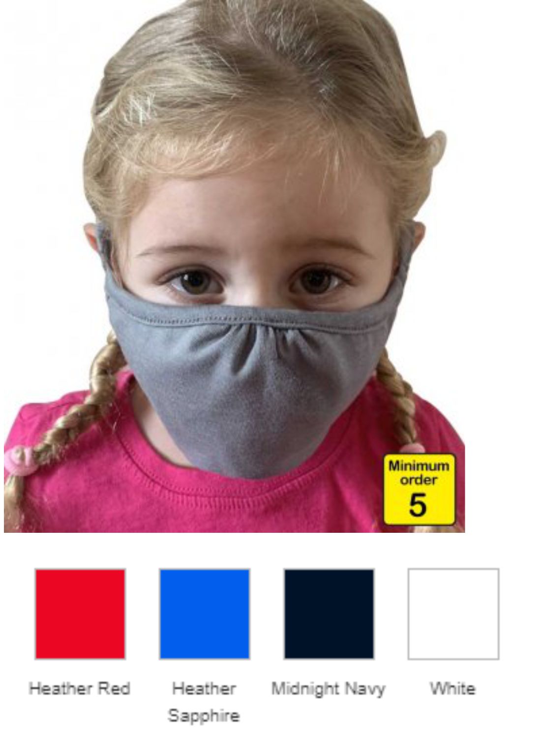 NX101 Next Level Kids Eco Performance Face Mask (pack of 48)